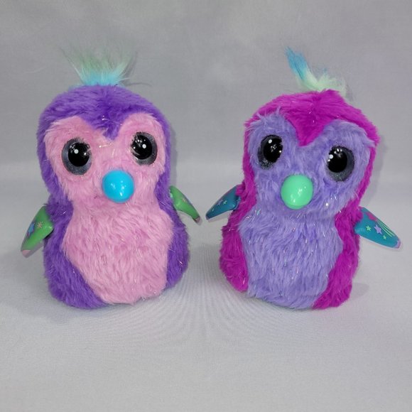 Hatchimals Glittering Garden Penguala Set 2 Electronic Pet Plush Twin Pair - Picture 1 of 1